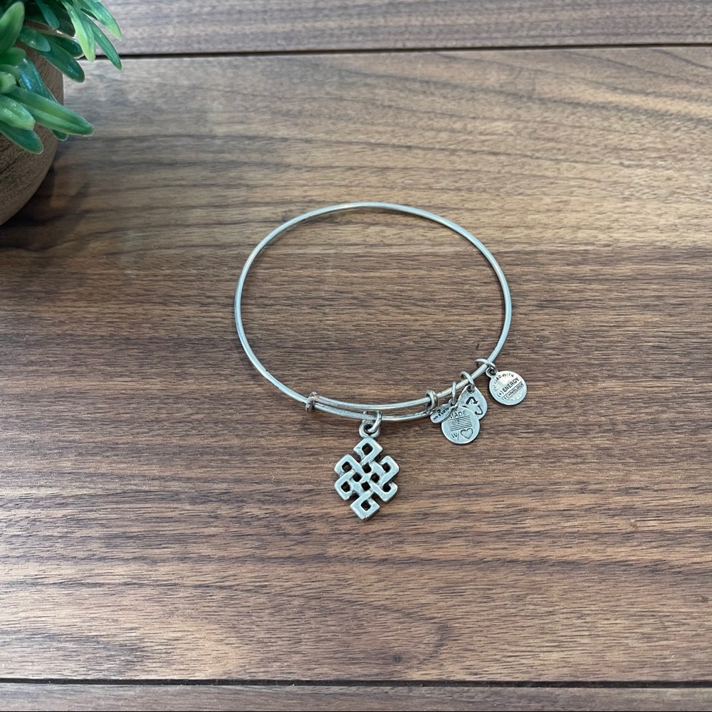 ALEX AND ANI Interwine / Good Luck Charm Bracelet